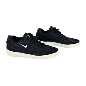 NIKE BOY'S VINTAGE GTS 1994 BLACK CANVAS SKATE SHOES – SIZE 5Y – CHALLENGE COURT